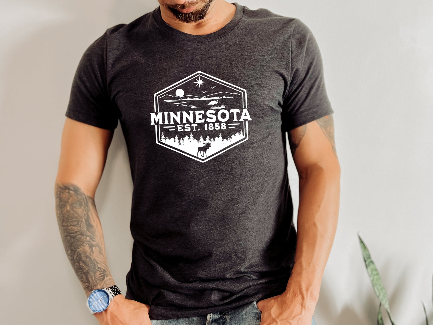 Minnesota 1858 Men's Graphic Tee