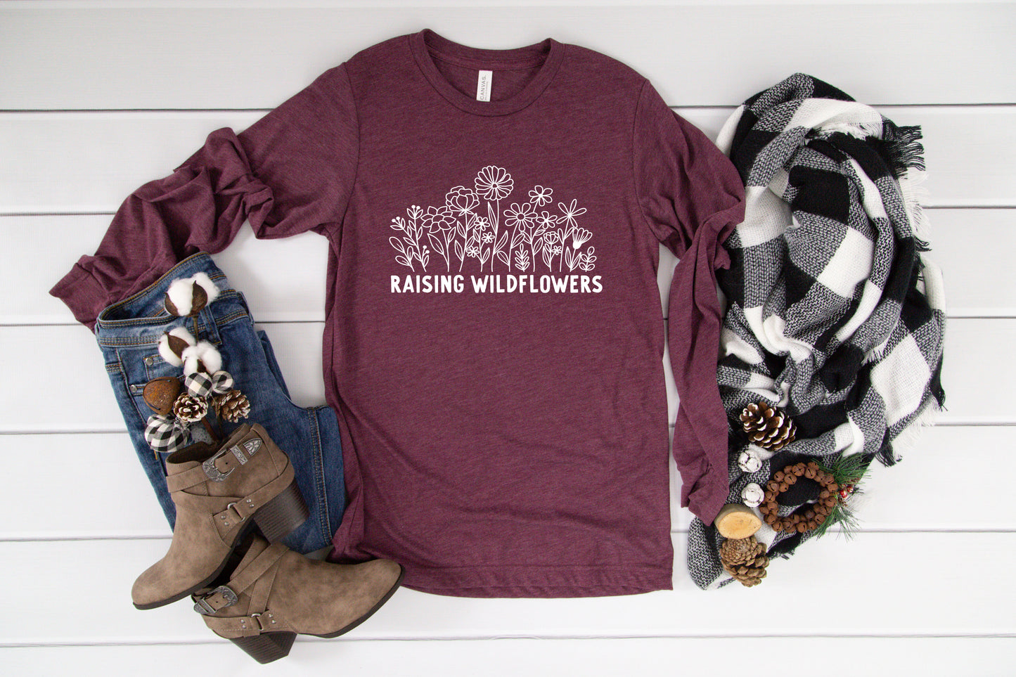 Raising Wildflowers Long Sleeve Tee