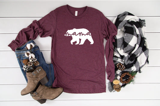 Mama Bear Long Sleeve Tee