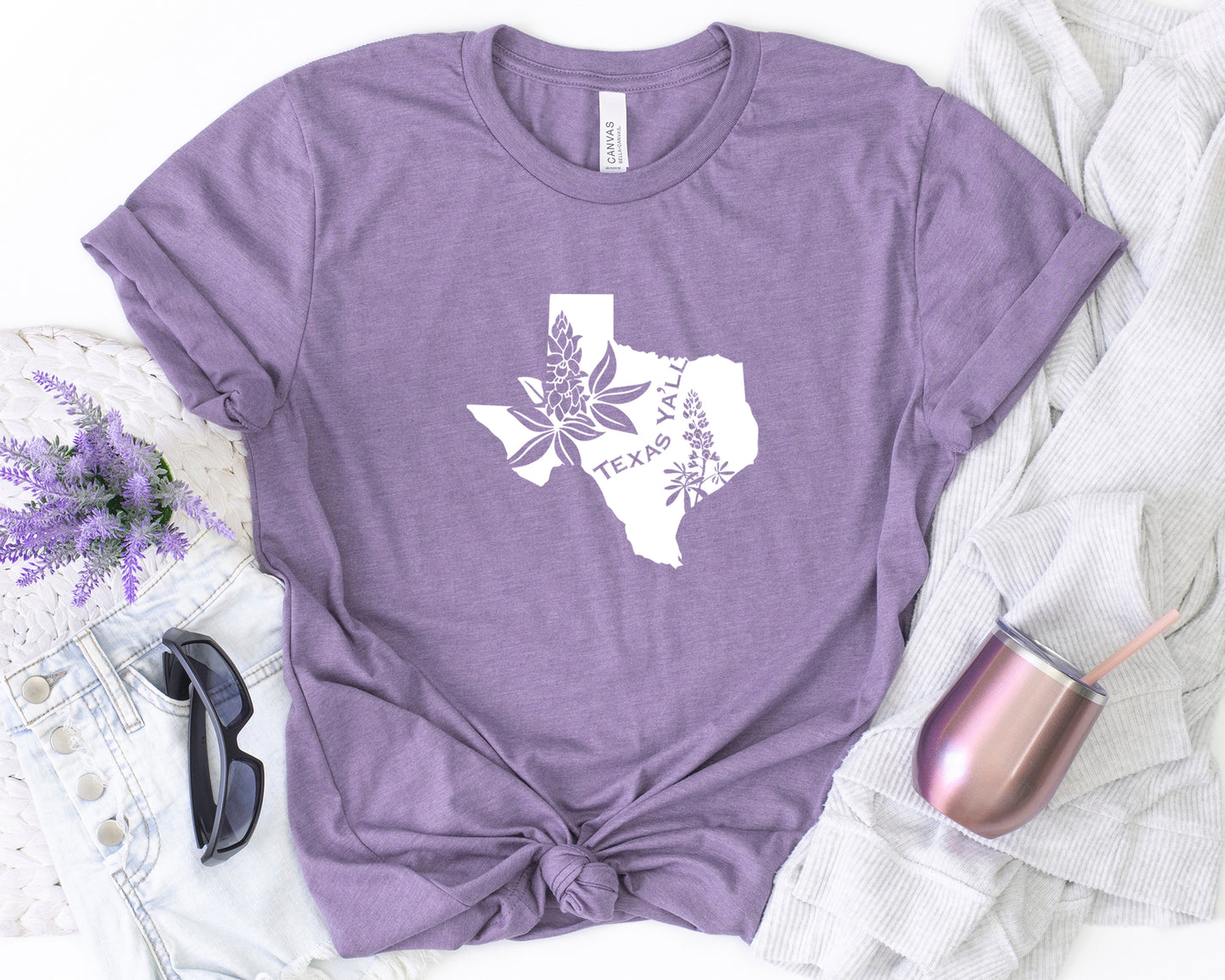 Blue Bonnets of Texas Tee