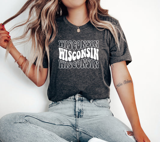 Wisconsin Retro Tee