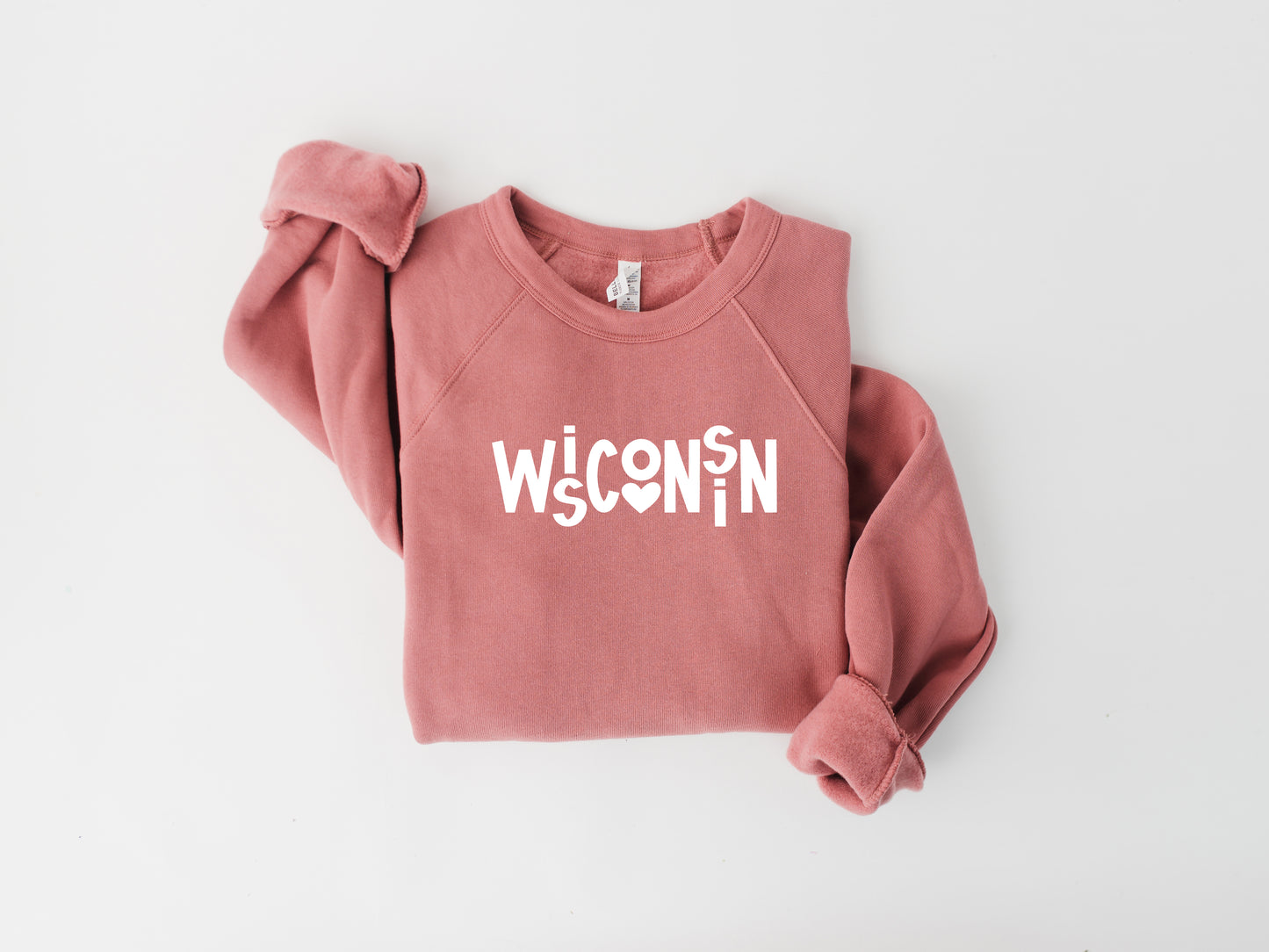 WiScOnSiN Graphic Crew Sweatshirt
