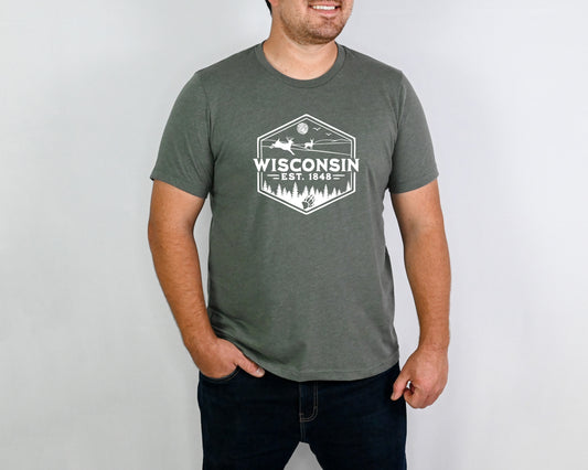 Wisconsin 1848 Men's Graphic Tee