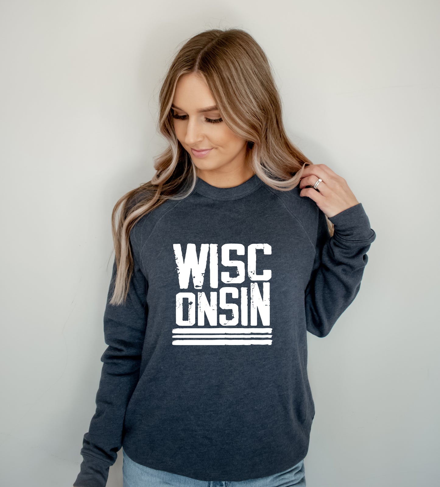 Wisc-onsin Crew Sweatshirt