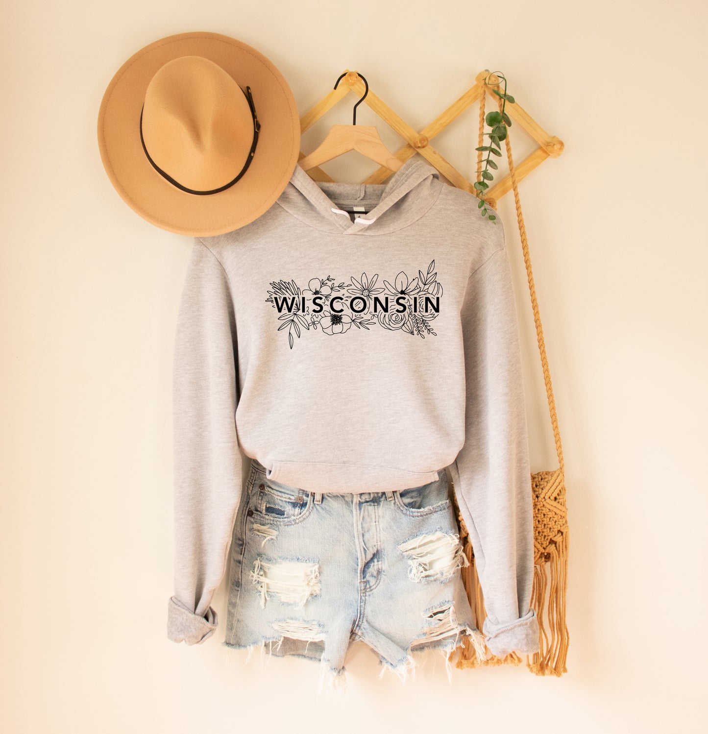 Wisconsin Flowers Hoodie