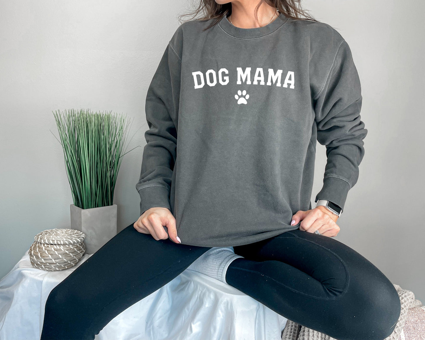 Dog Mama Cotton Crewneck