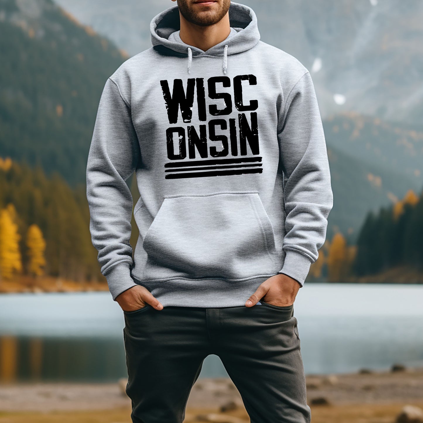 Wisc-onsin Men's Hoodie