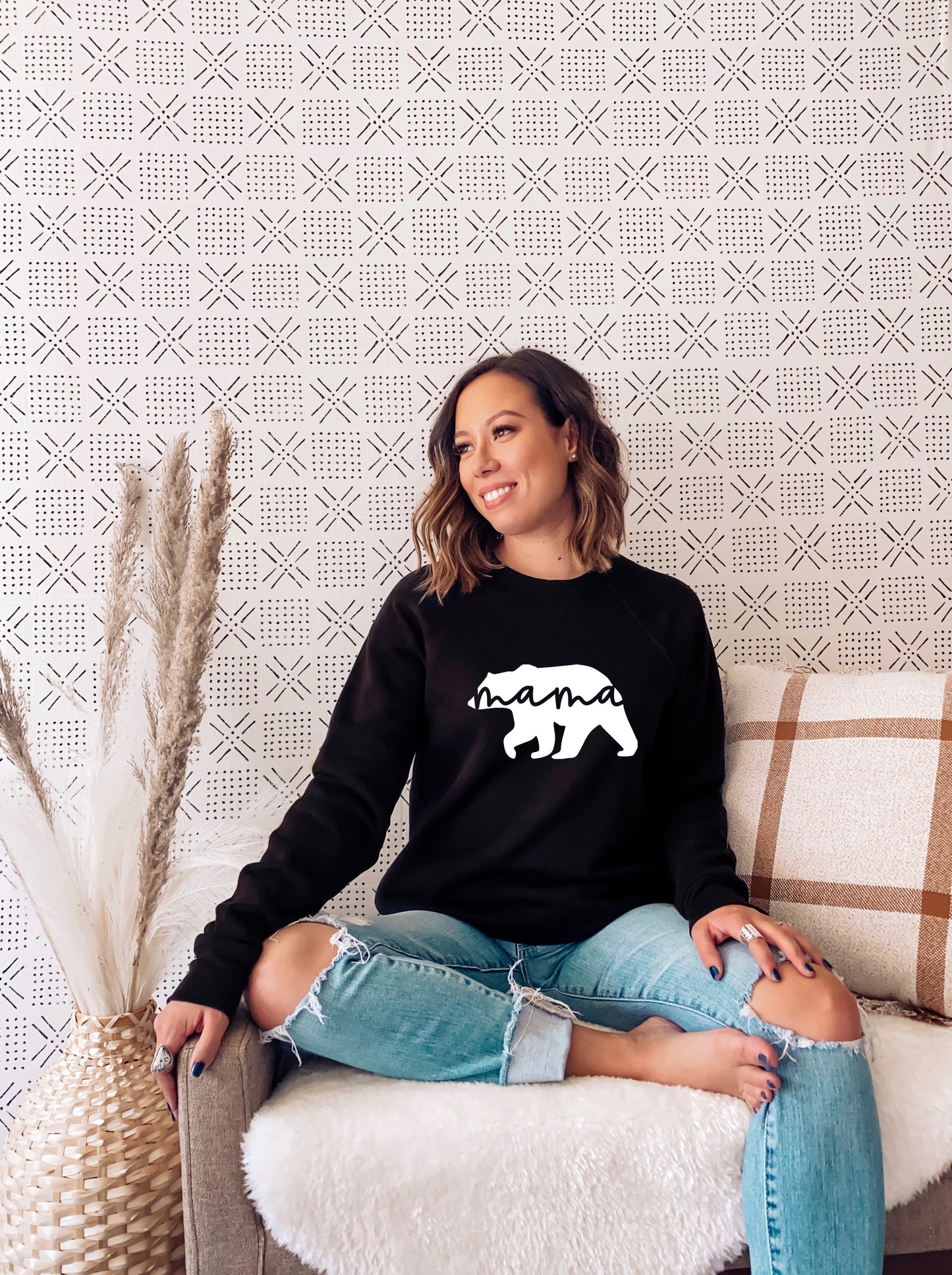Mama Bear Fleece Crewneck