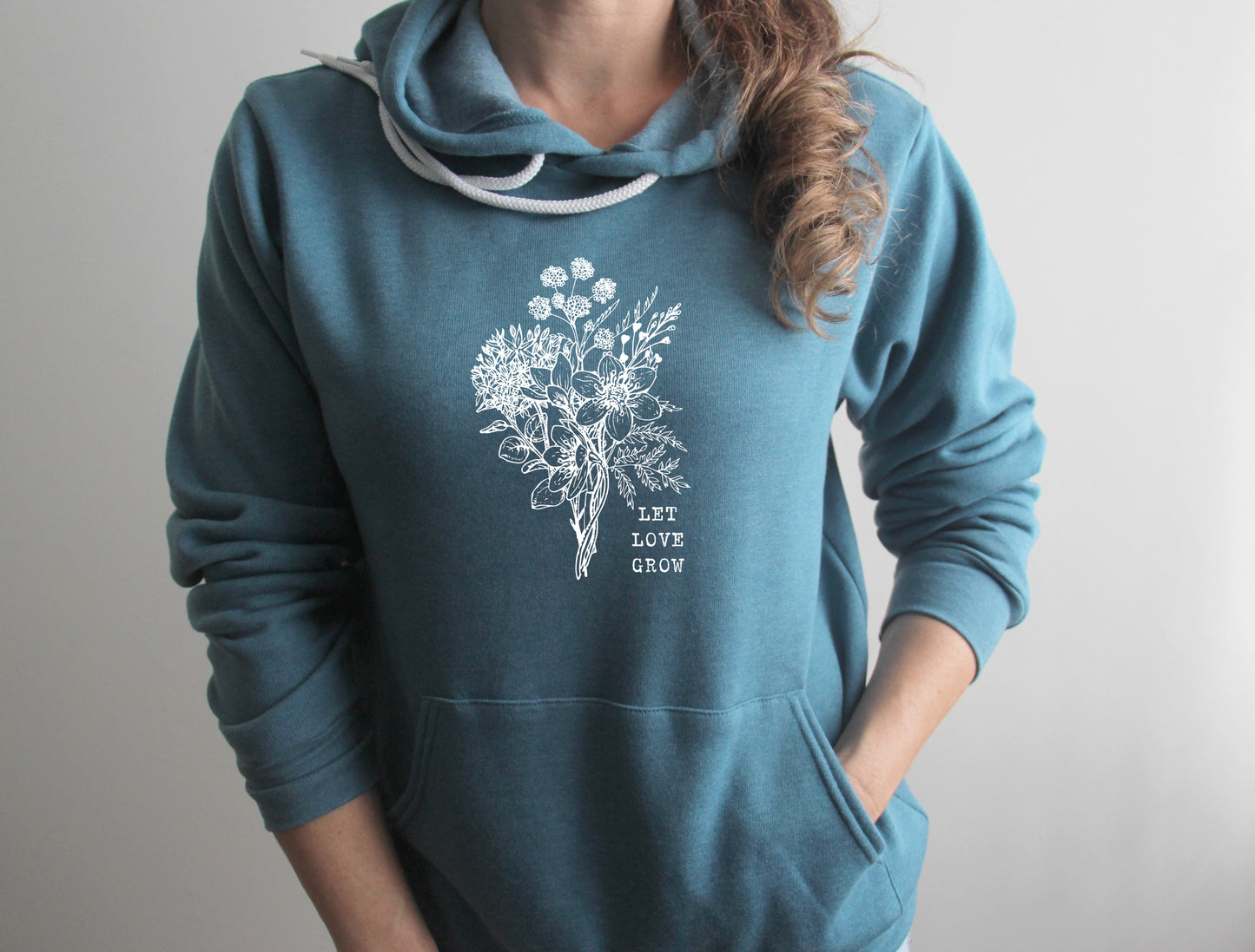 Let Love Grow Hooded Sweatshirt