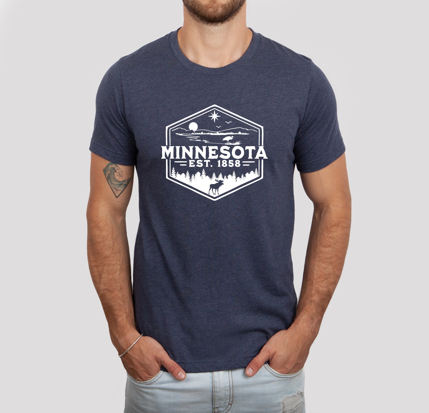 Minnesota 1858 Men's Graphic Tee