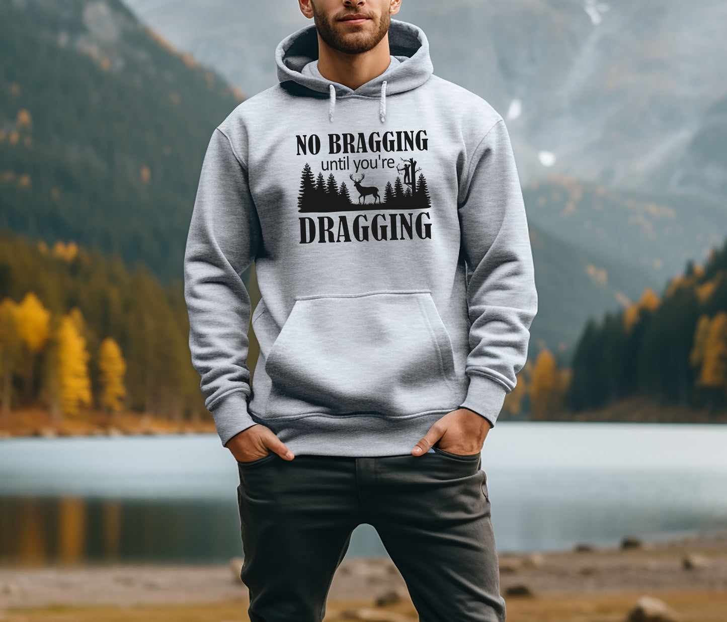 No Bragging Until You're Dragging Hoodie