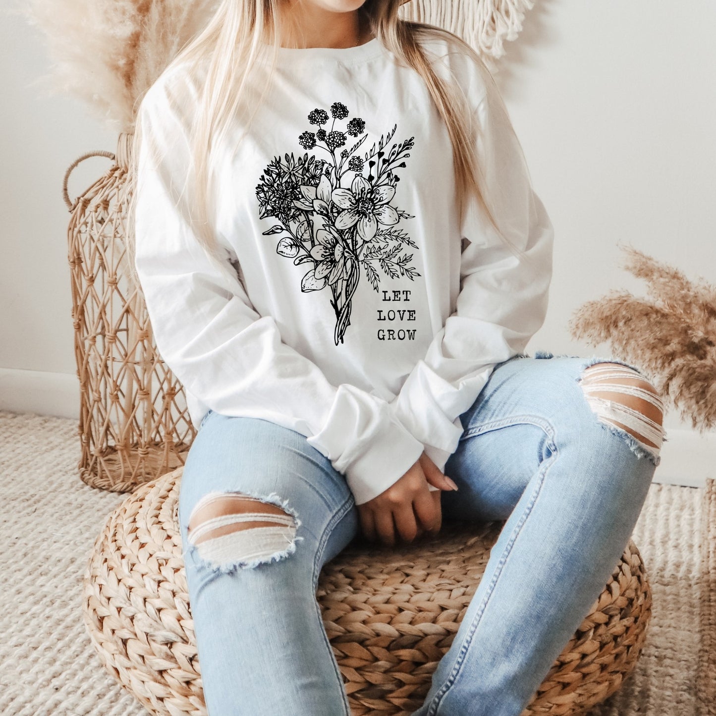 Let Love Grow Long Sleeve Tee