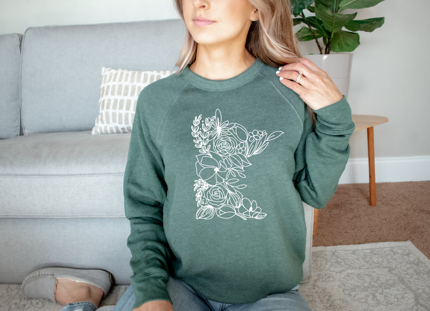 Minnesota Floral Sweatshirt