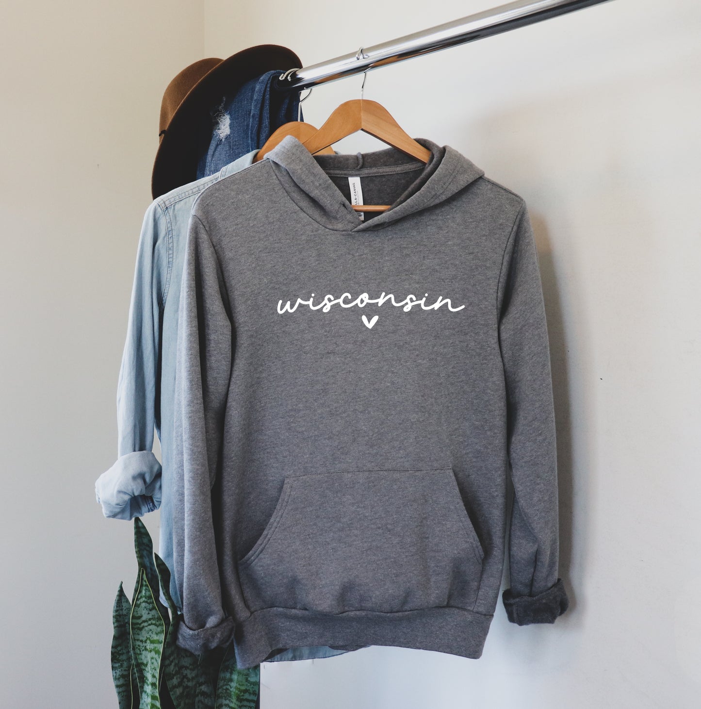 Wisconsin Heart Hoodie