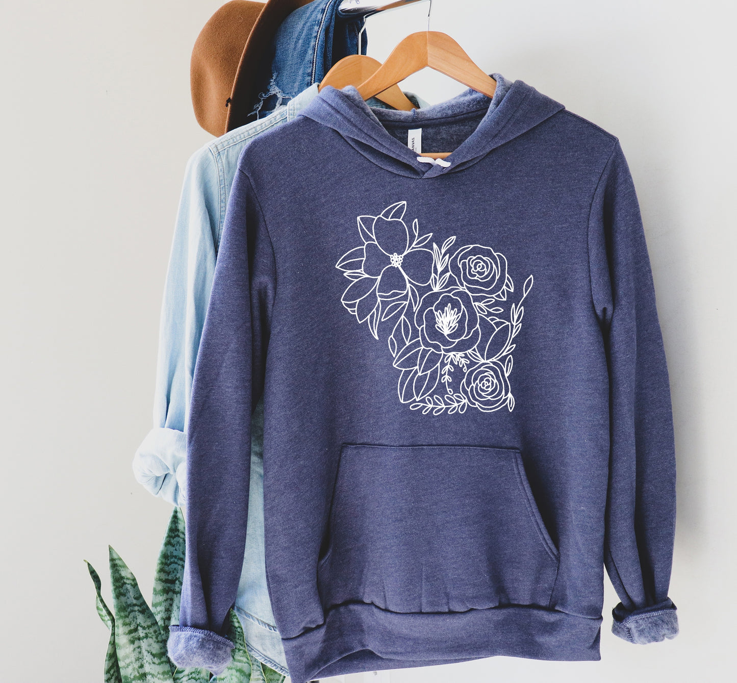 Wisconsin Floral Sweatshirt