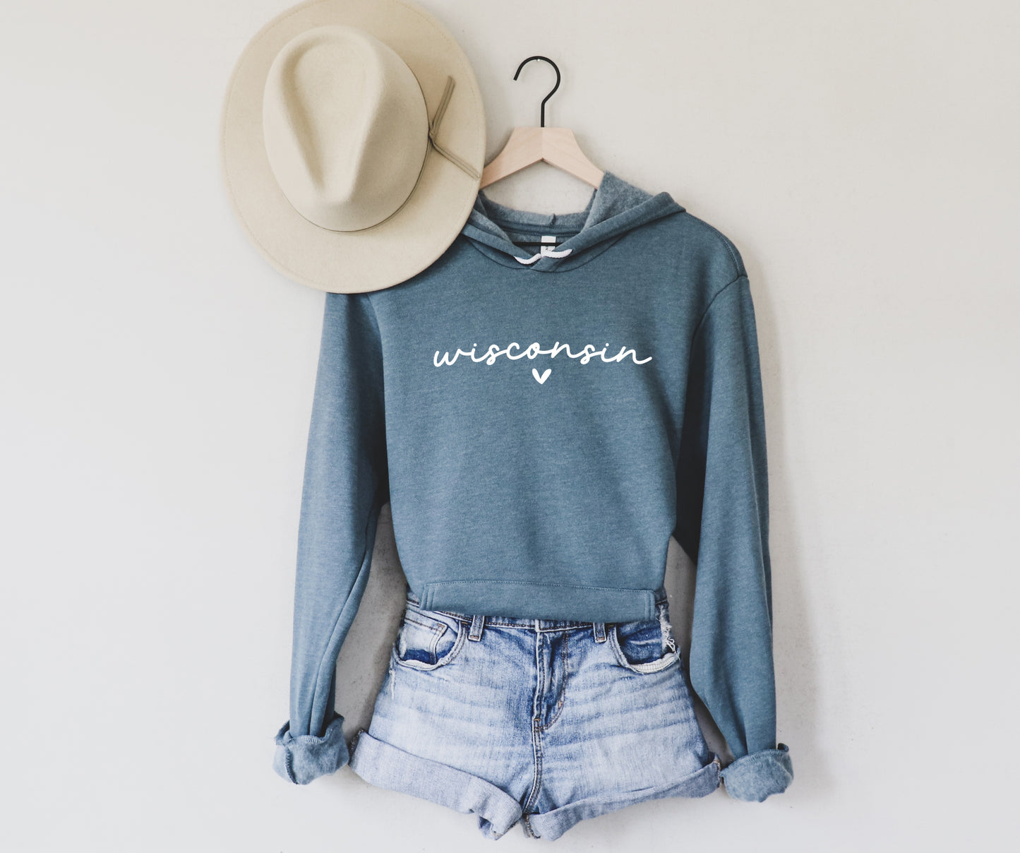 Wisconsin Heart Hoodie