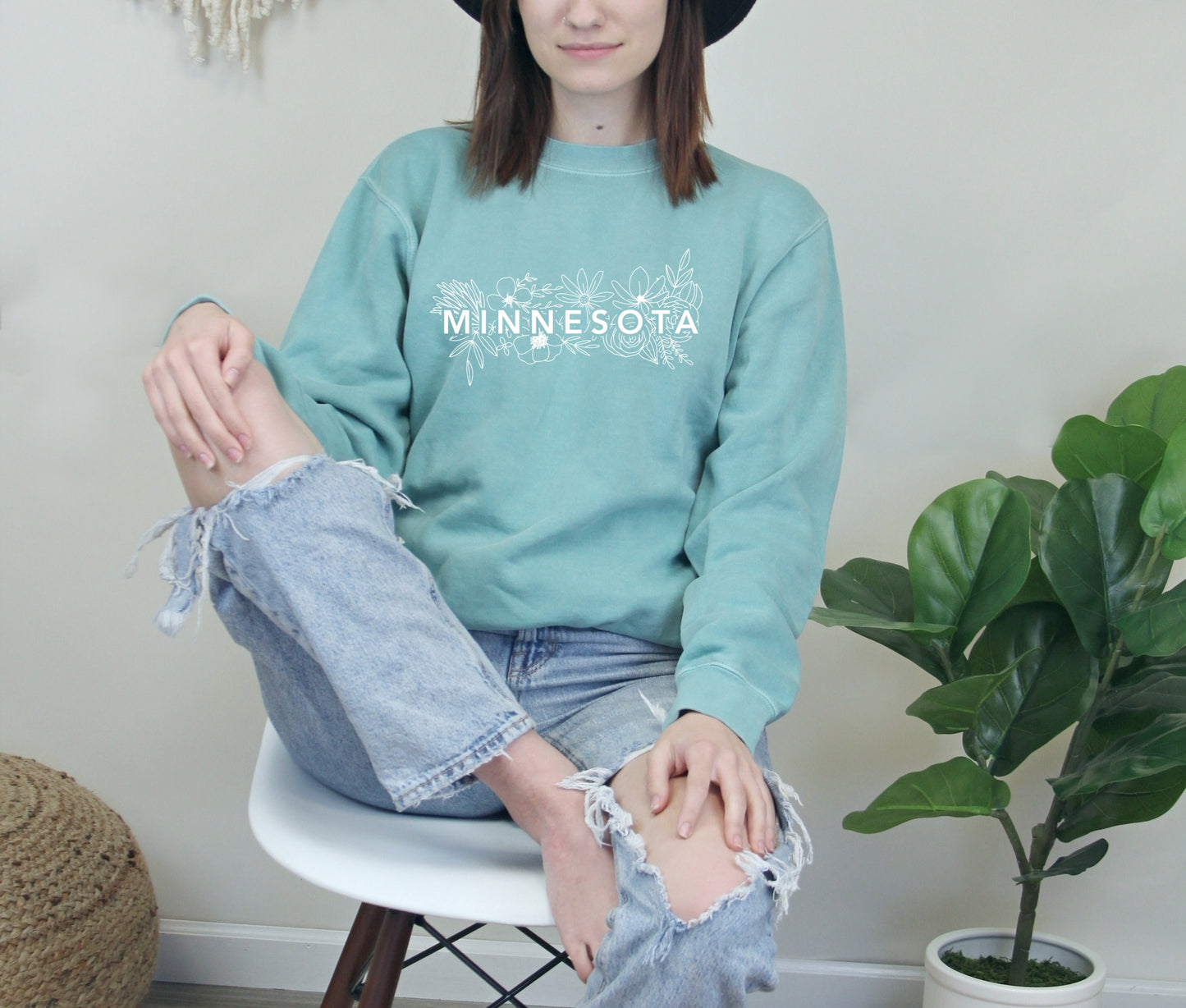 Minnesota Flowers Crewneck