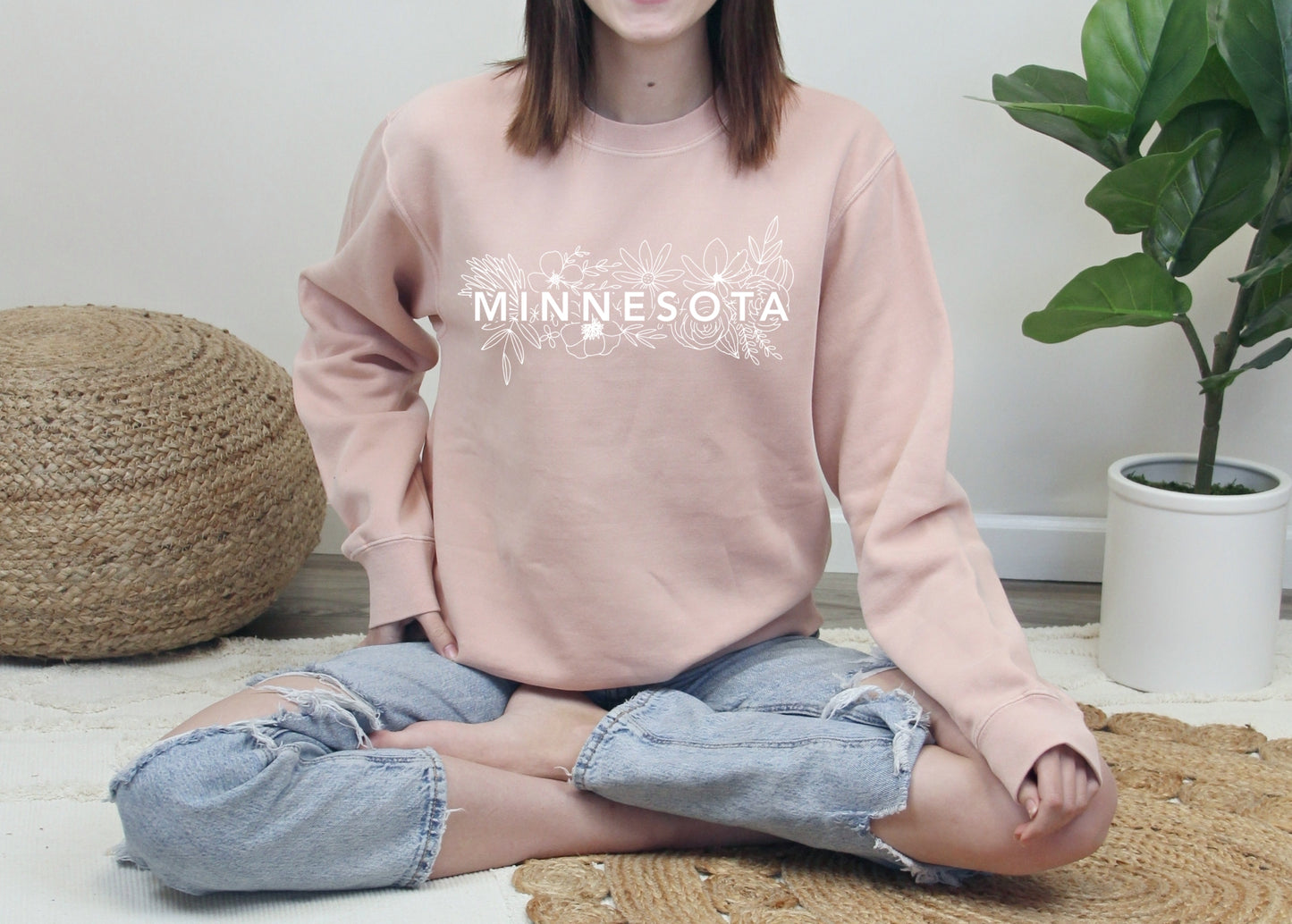 Minnesota Flowers Crewneck