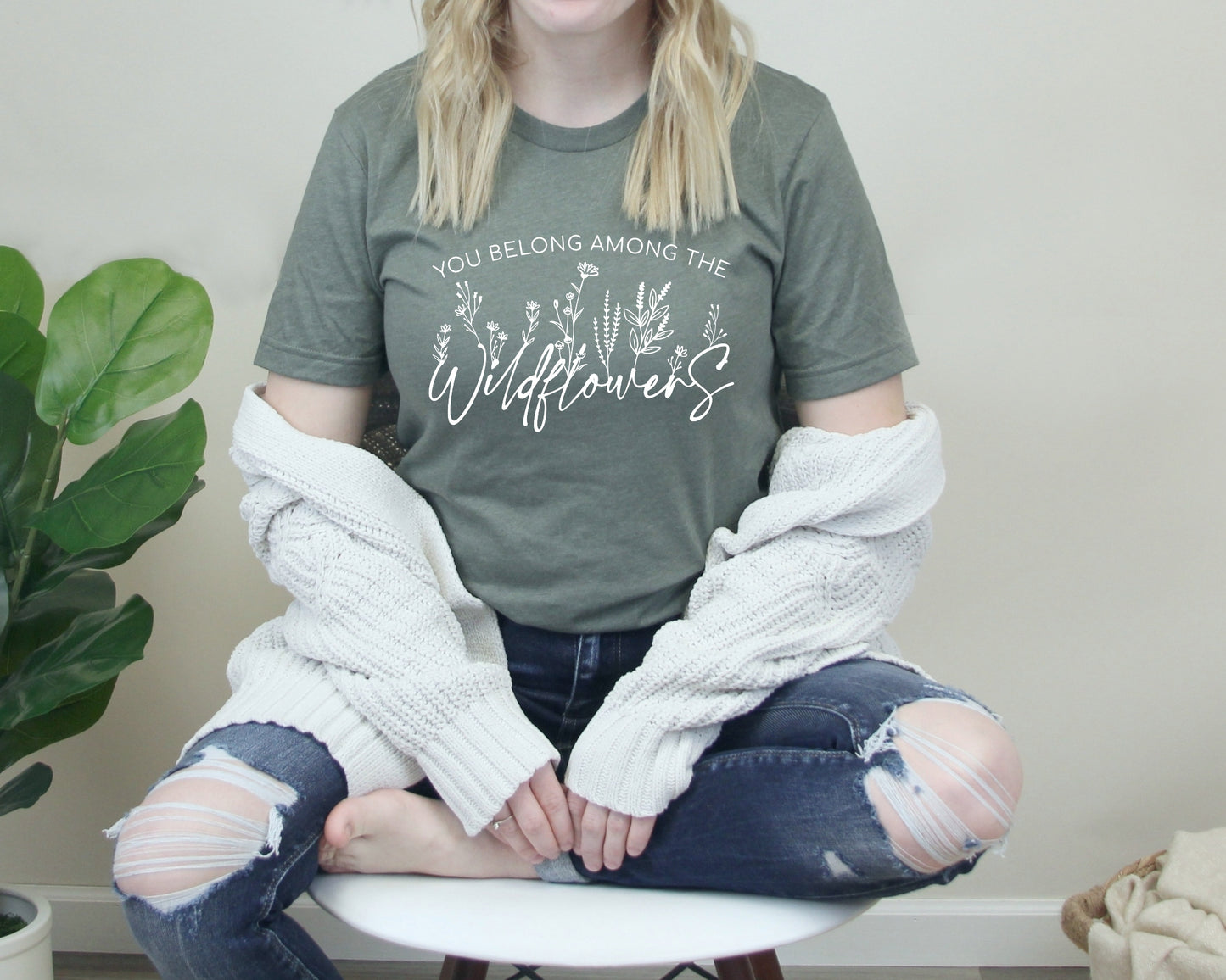 You Belong Among The Wildflowers Tee
