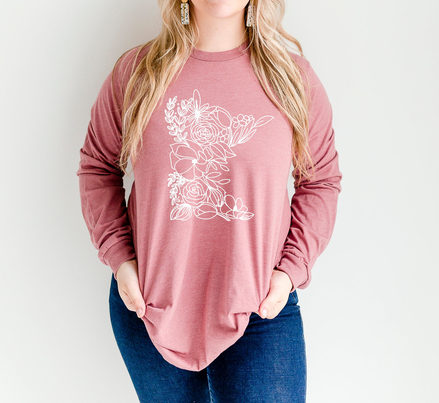 Minnesota Floral Long Sleeve Tee