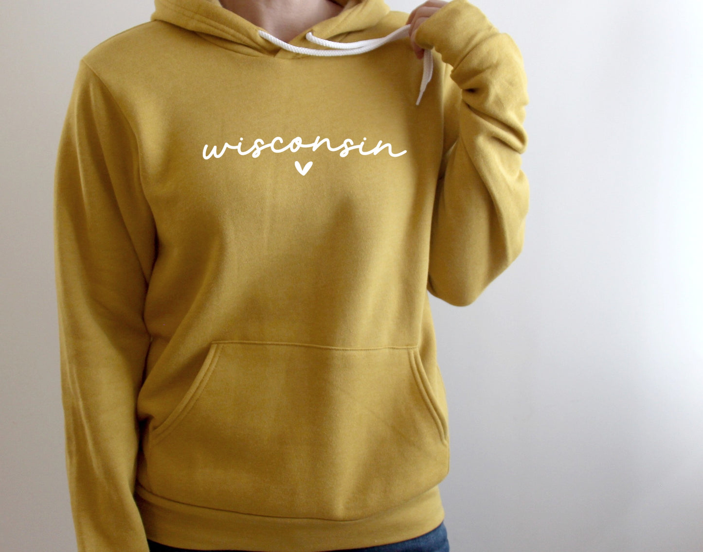 Wisconsin Heart Hoodie