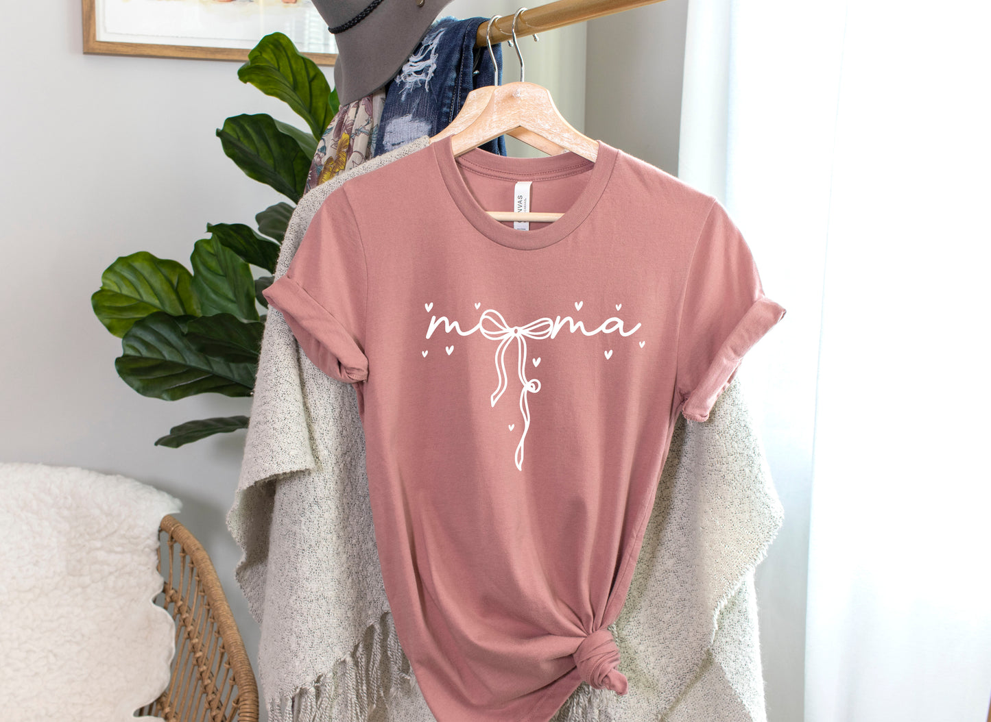 Mama Bow Tee ( Matching Mini Bow Onesie in Baby section)