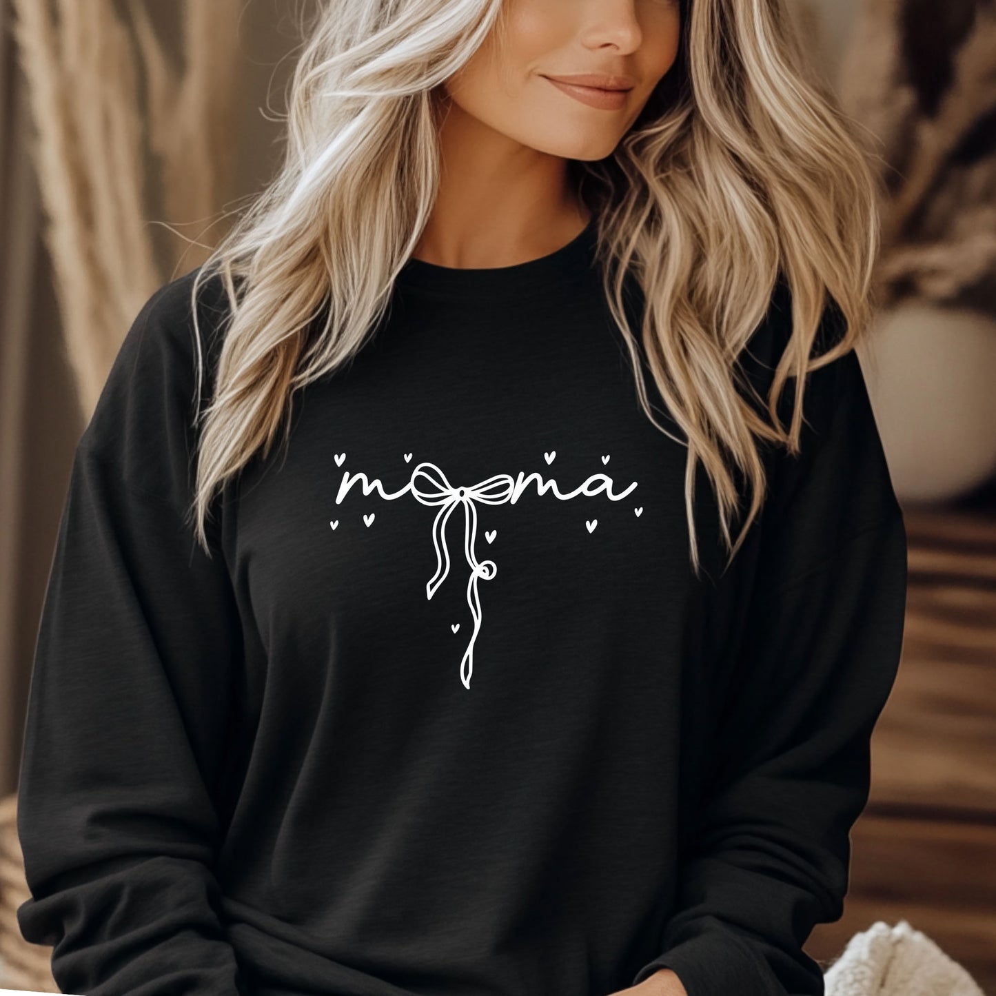 Mama Bow Long Sleeve Tee (Matching Mini Bow in baby section)