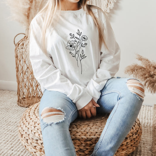 Floral Bouquet Long Sleeve