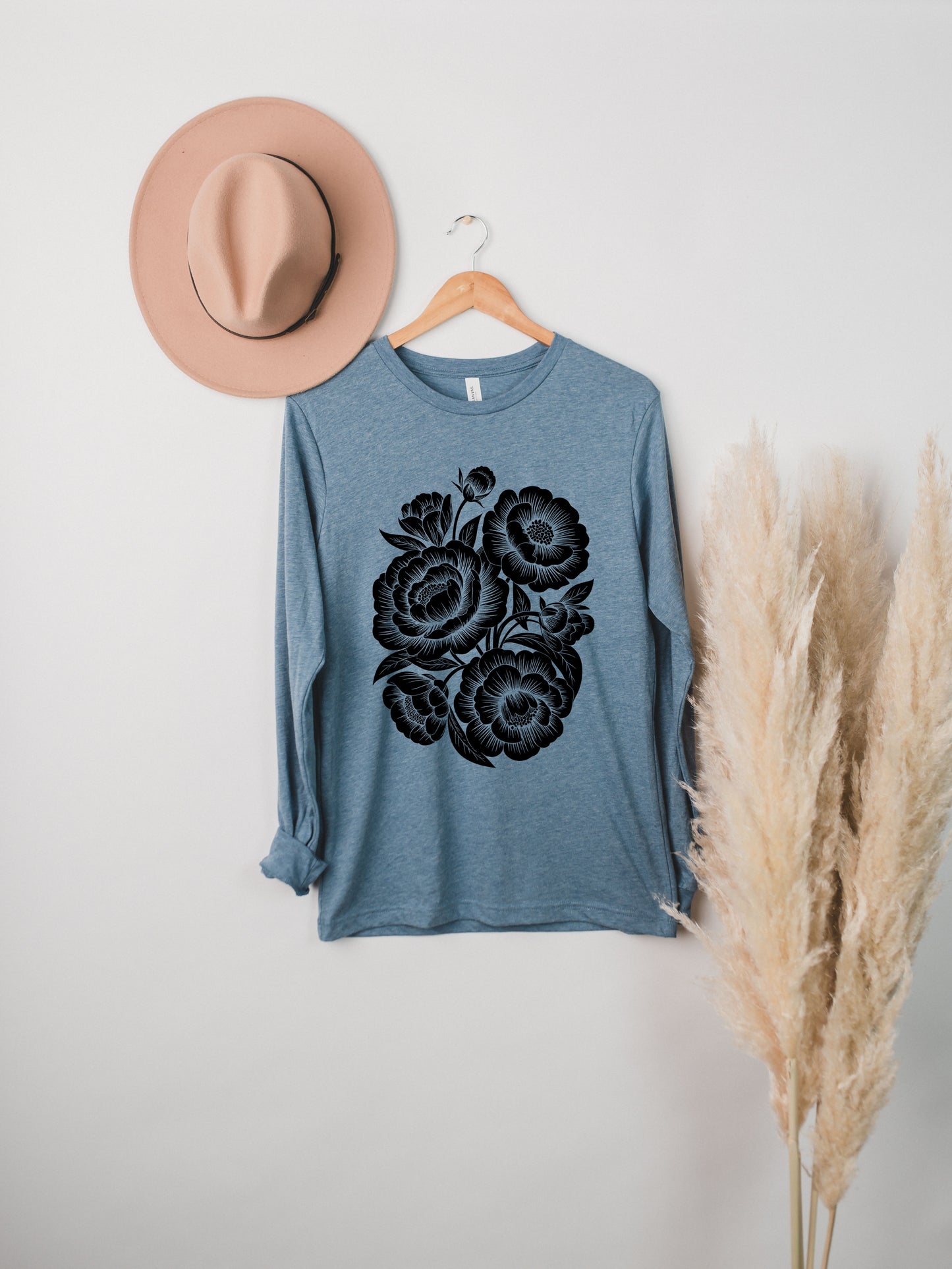 Chic Floral Long Sleeve