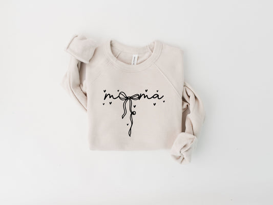 Mama Bow Fleece Crew (Matching Mini Bow Design in Baby Section)