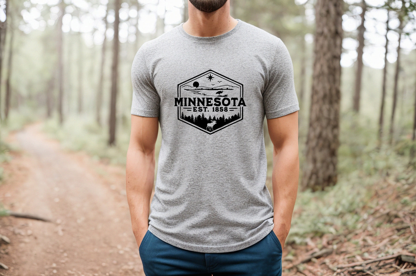 Minnesota 1858 Men's Graphic Tee