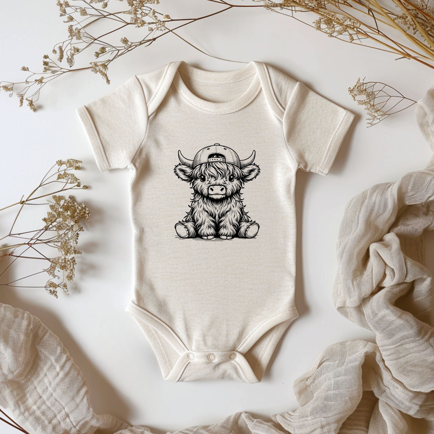 Baseball Highlander Onesie