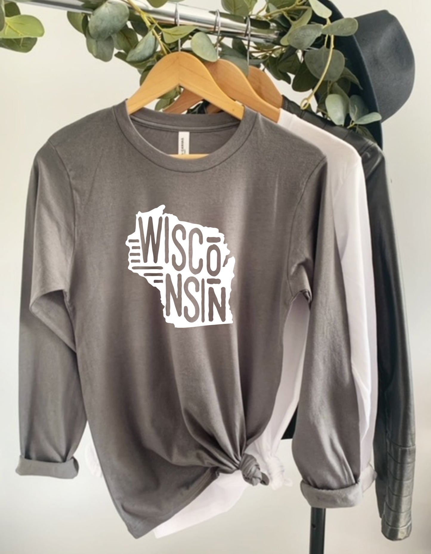 Wisconsin State Graphic Long Sleeve