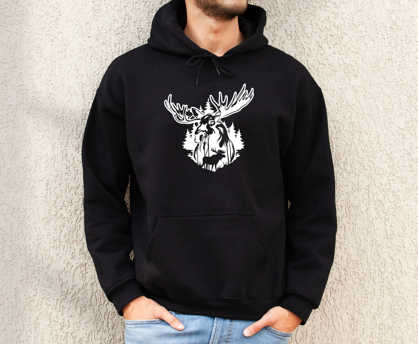 Moose Men's Hoodie