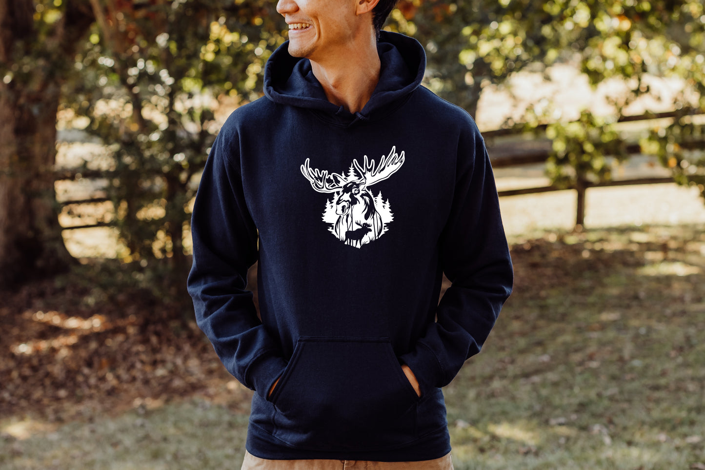 Moose Men's Hoodie