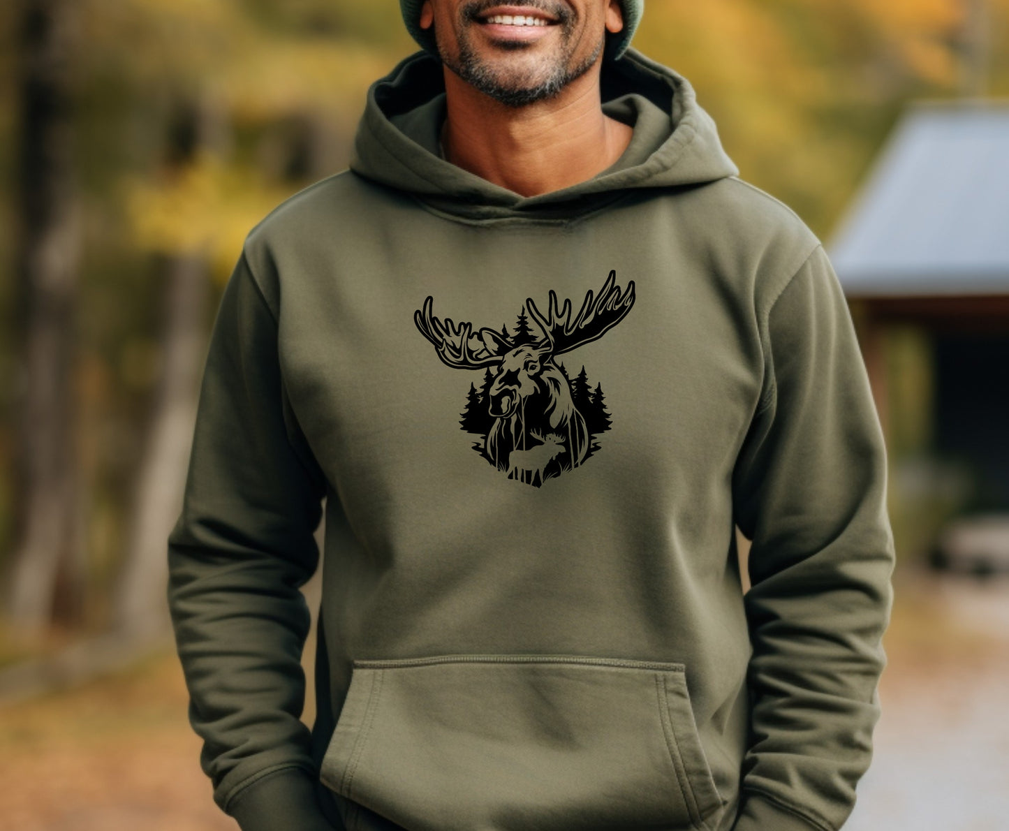 Moose Men's Hoodie