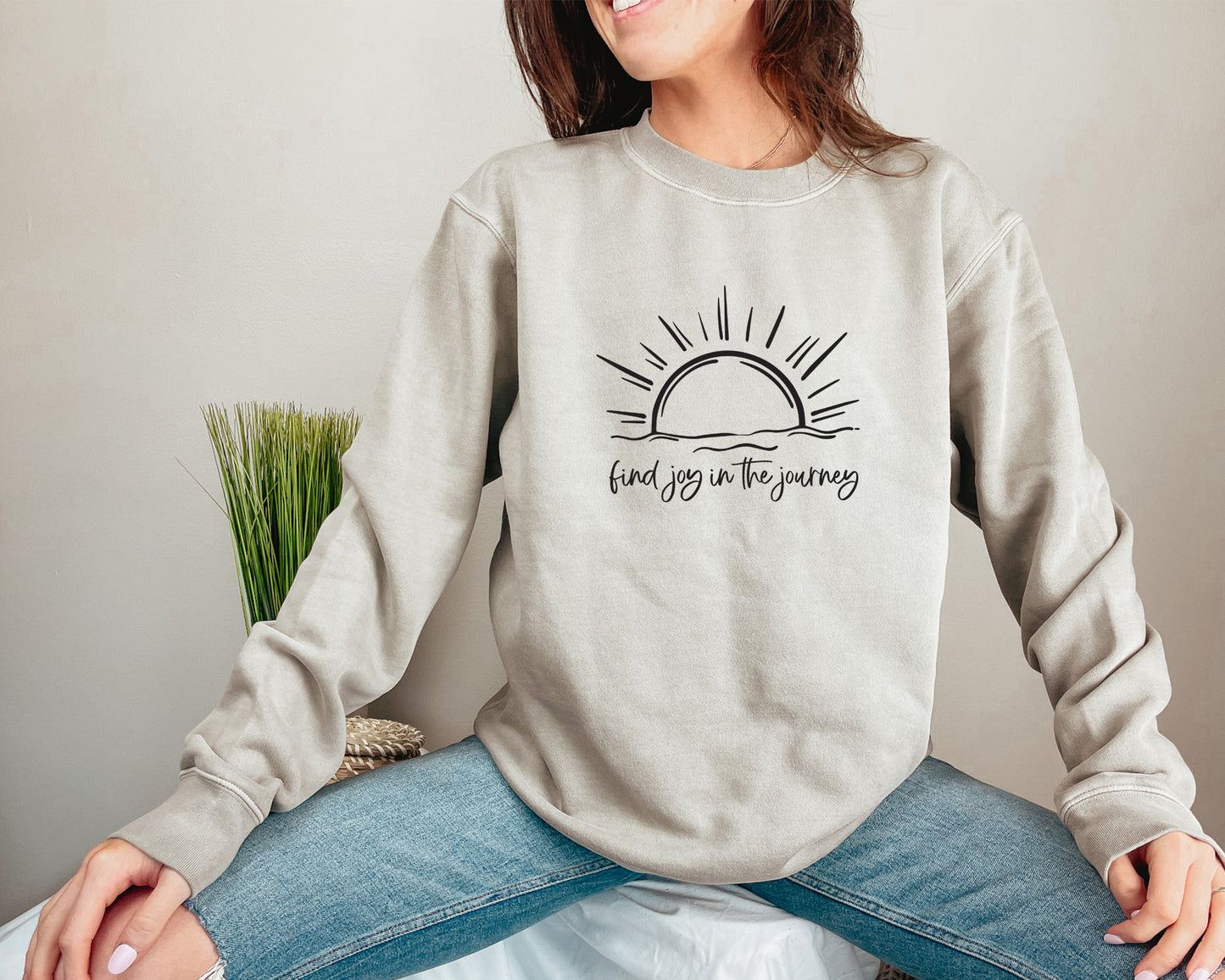 Joy In The Journey Cotton Crewneck