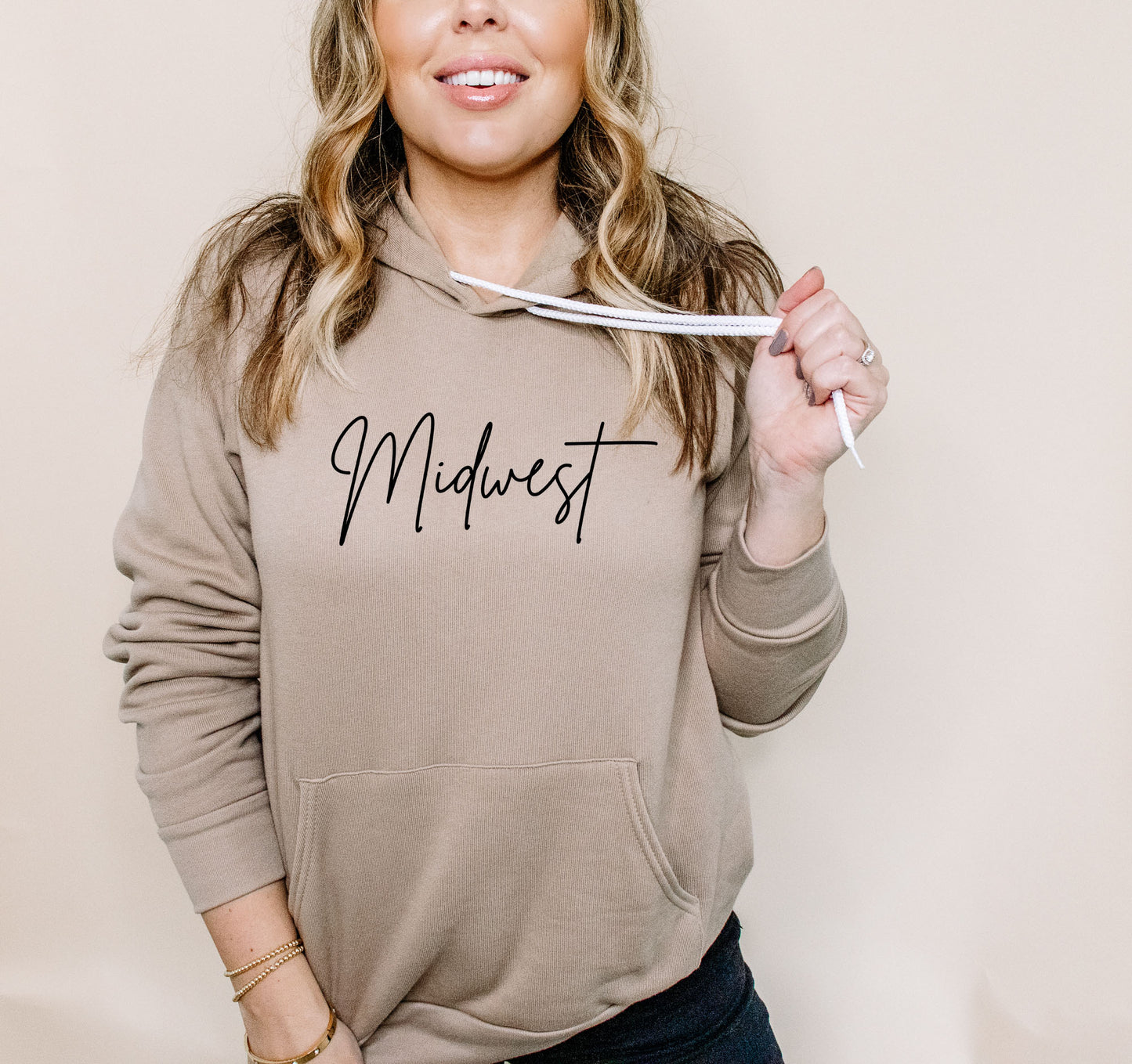Midwest Cursive Fleece Hoodie