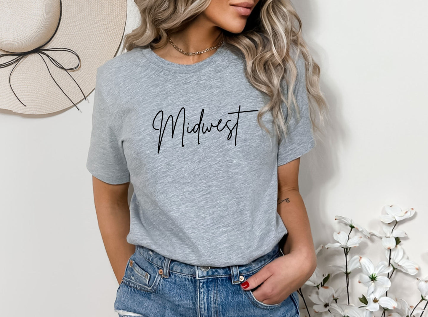 Midwest Cursive Tee
