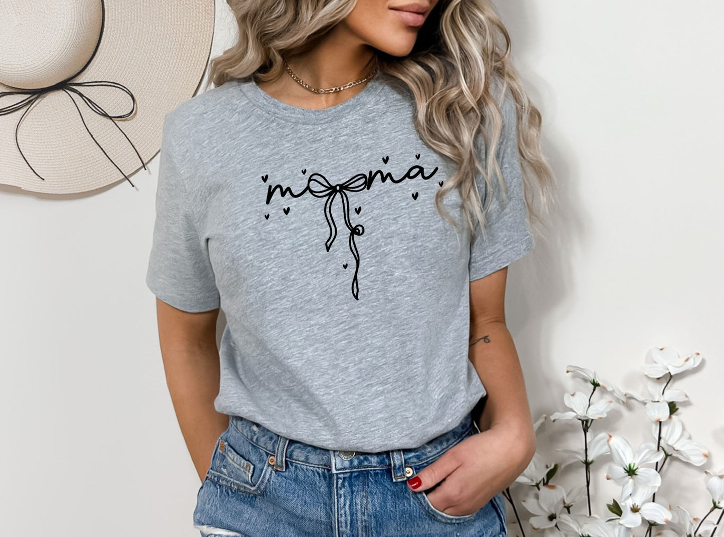 Mama Bow Tee ( Matching Mini Bow Onesie in Baby section)