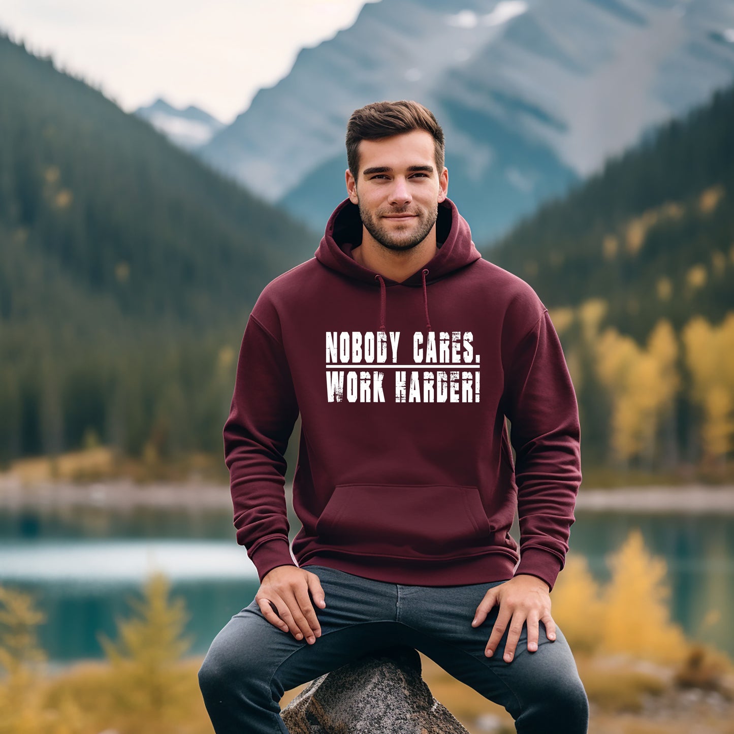 Work Harder Hooded Sweatshirt