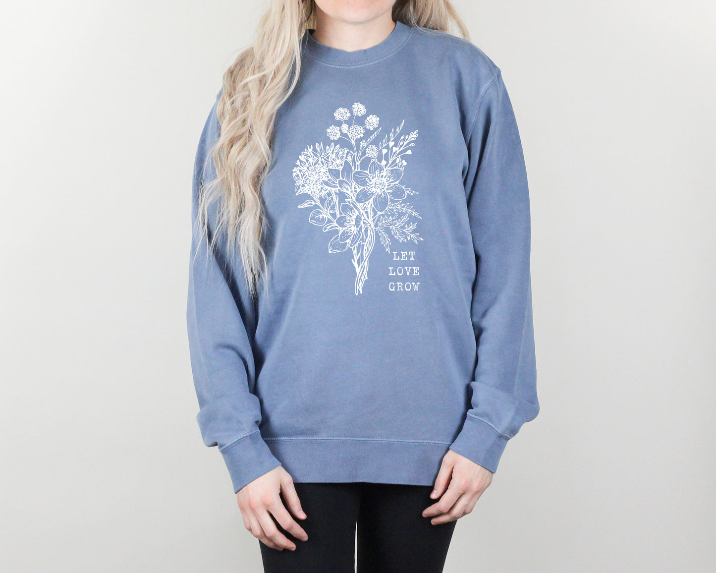 Let Love Grow Crewneck Sweatshirt