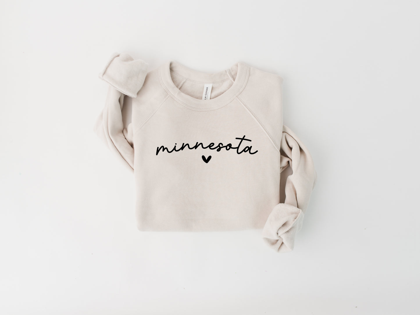 MN Heart Fleece Crewneck