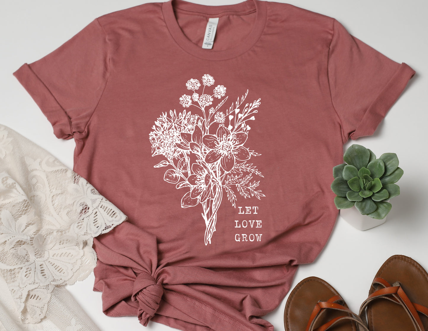 Let Love Grow Tee