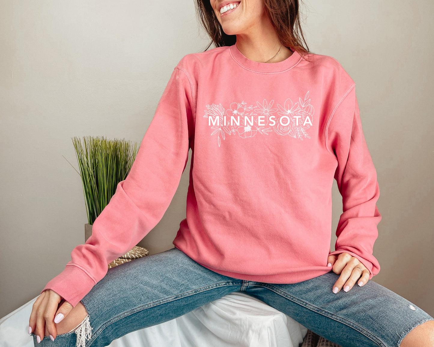 Minnesota Flowers Crewneck