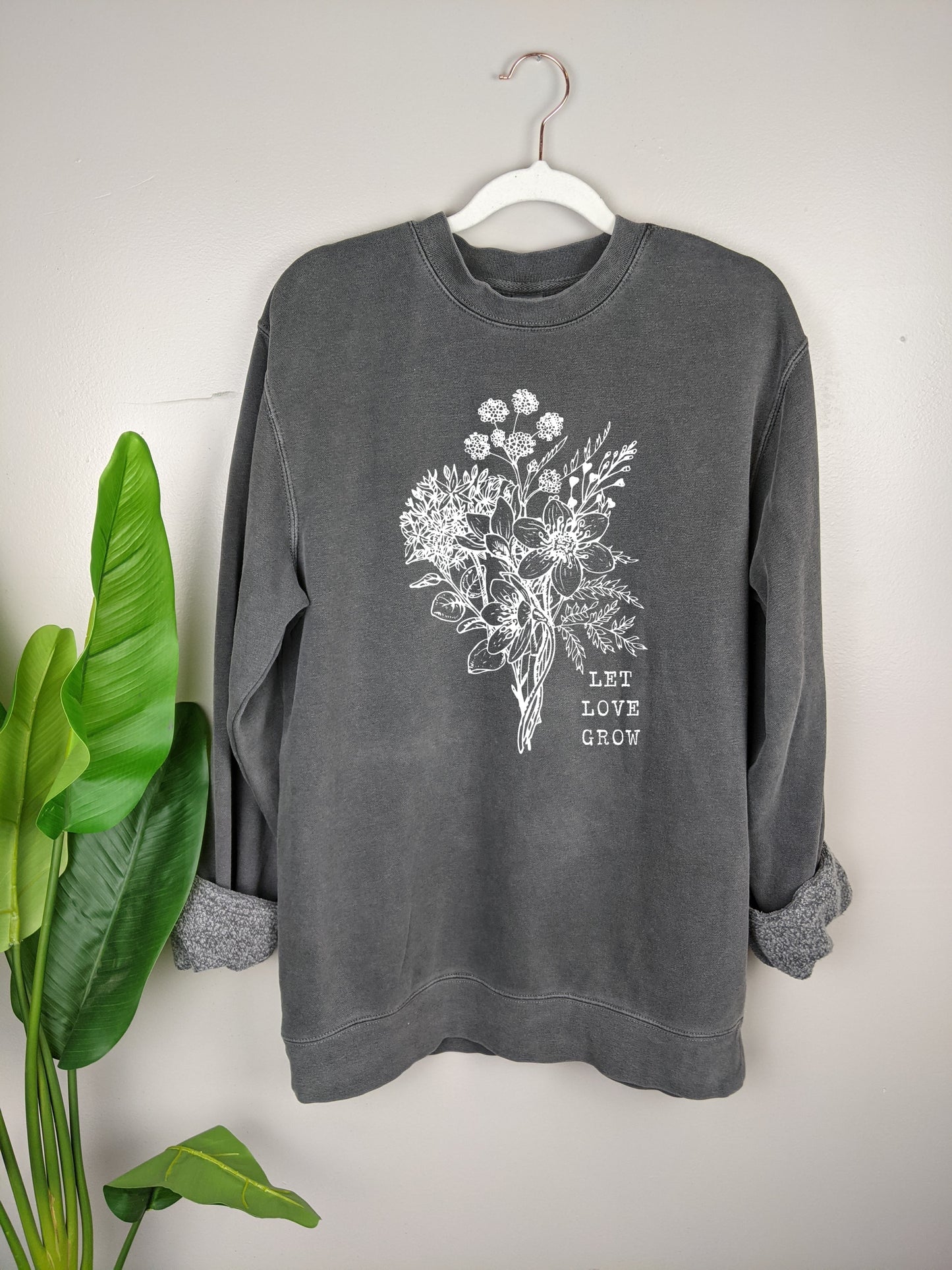 Let Love Grow Crewneck Sweatshirt